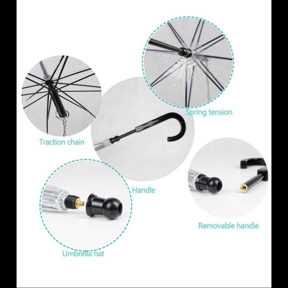 ☔️ Pet Umbrella With Leash BNWT For Rain & Snow ☔️ - Picture 2 of 5